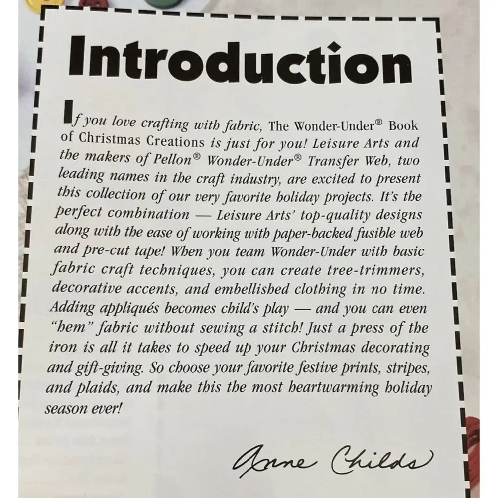 The Wonder-Under Book of Christmas Creations (Hardcover)